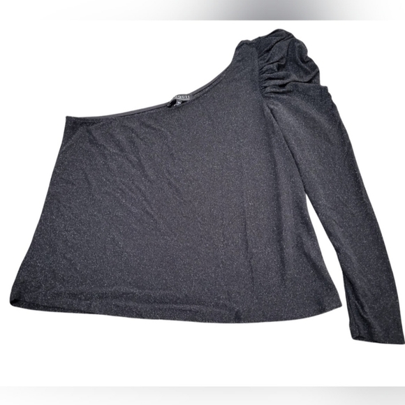 NWOT Eloquii One Shoulder Lurex Top - Picture 4 of 10